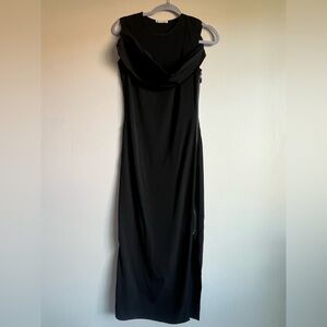 Maticevski Perspective Dress Black Zipper Side AUS Size 8 US XS